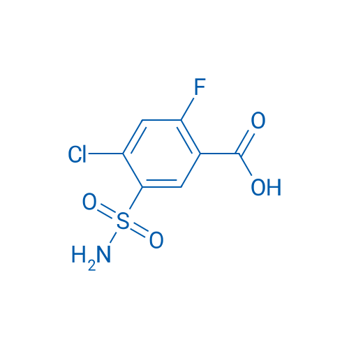 4-Chloro-2-fluoro-5-sulfamoylbenzoic acid 1g
