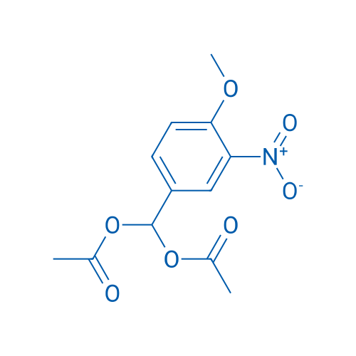 (4-Methoxy-3-nitrophenyl)methylene diacetate 1g