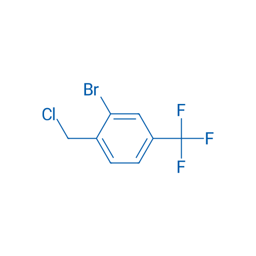 2-Bromo-1-(chloromethyl)-4-(trifluoromethyl)benzene 250mg