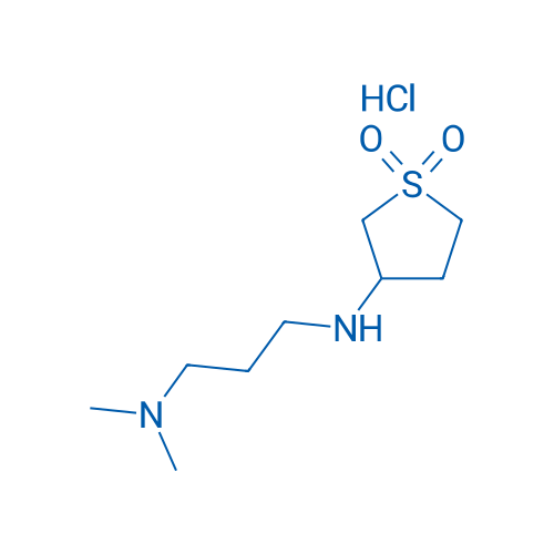 3-((3-(Dimethylamino)propyl)amino)tetrahydrothiophene 1,1-dioxide hydrochloride 250mg