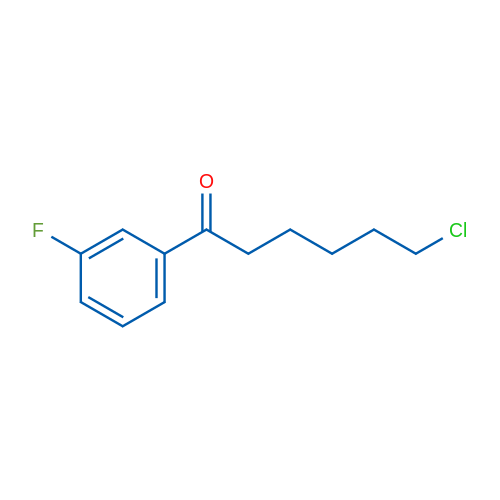 6-Chloro-1-(3-fluorophenyl)-1-oxohexane 1g