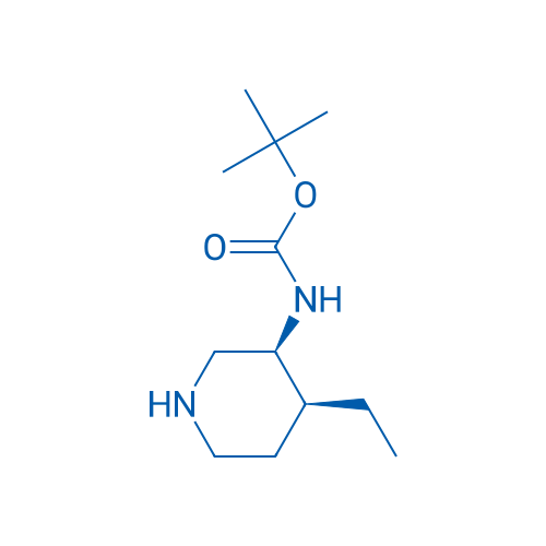 tert-Butyl ((3S,4S)-4-ethylpiperidin-3-yl)carbamate 250mg