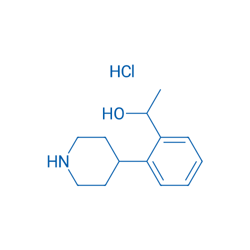 1-(2-(Piperidin-4-yl)phenyl)ethanol hydrochloride 250mg
