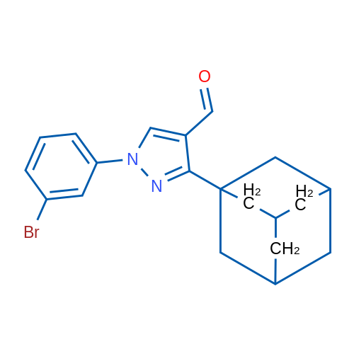 3-(Adamantan-1-yl)-1-(3-bromophenyl)-1H-pyrazole-4-carbaldehyde 1g
