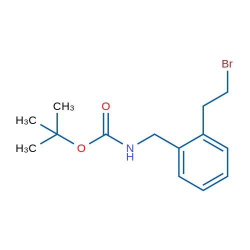 tert-Butyl 2-(2-bromoethyl)benzylcarbamate 1g