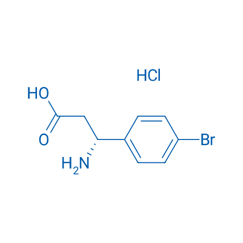 (R)-3-Amino-3-(4-bromophenyl)propanoic acid HCl 250mg