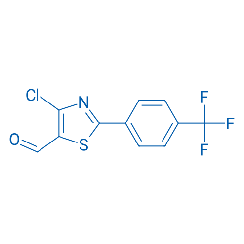 4-Chloro-2-(4-(trifluoromethyl)phenyl)thiazole-5-carbaldehyde 5g