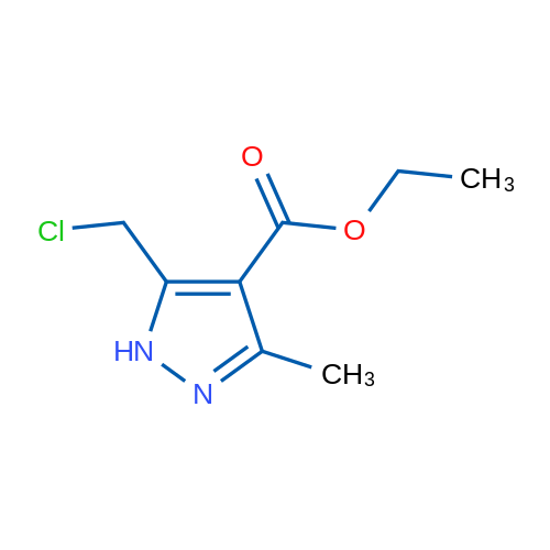 Ethyl 5-(chloromethyl)-3-methyl-1H-pyrazole-4-carboxylate 1g