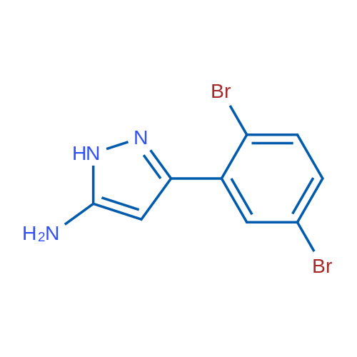 3-(2,5-Dibromophenyl)-1h-pyrazol-5-amine 1g