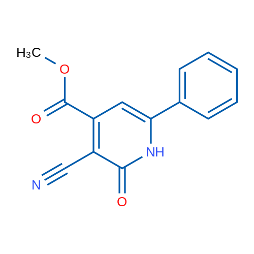 Methyl 3-cyano-2-oxo-6-phenyl-1,2-dihydropyridine-4-carboxylate 1g