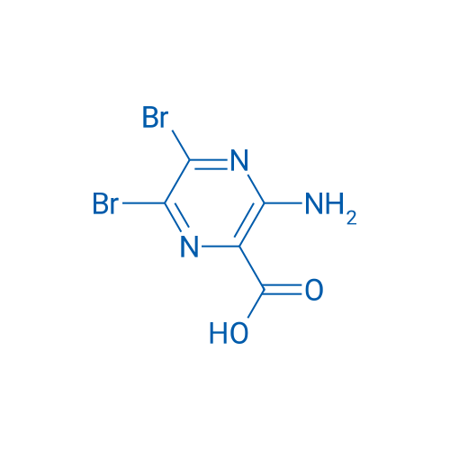 3-Amino-5,6-dibromopyrazine-2-carboxylic acid 1g