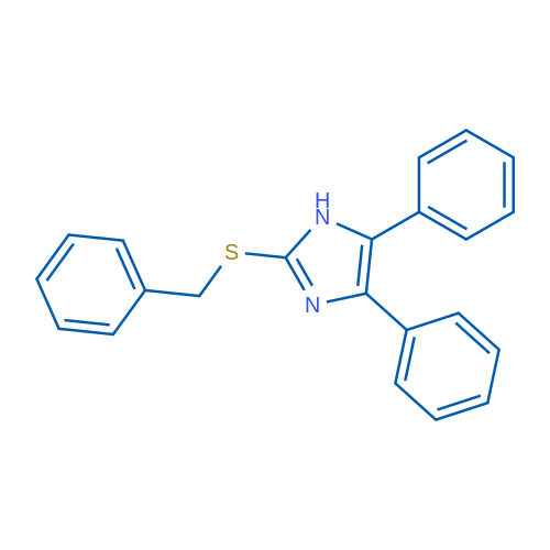 2-(Benzylsulfanyl)-4,5-diphenyl-1H-imidazole 1g