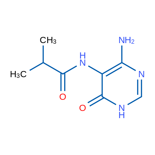N-(4-amino-6-oxo-1,6-dihydropyrimidin-5-yl)isobutyramide 1g