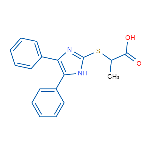2-((4,5-Diphenyl-1H-imidazol-2-yl)thio)propanoic acid 1g