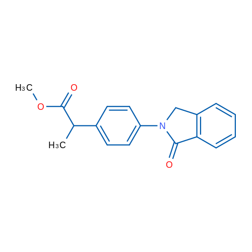 Methyl 2-(4-(1-oxoisoindolin-2-yl)phenyl)propanoate 1g