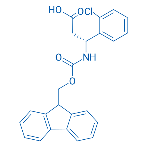 Fmoc-D-β-Phe(2-Cl)-OH 250mg