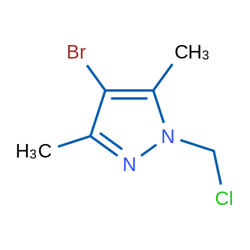 4-Bromo-1-(chloromethyl)-3,5-dimethyl-1H-pyrazole 1g