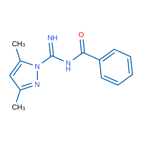 N-((3,5-Dimethyl-1H-pyrazol-1-yl)(imino)methyl)benzamide 1g