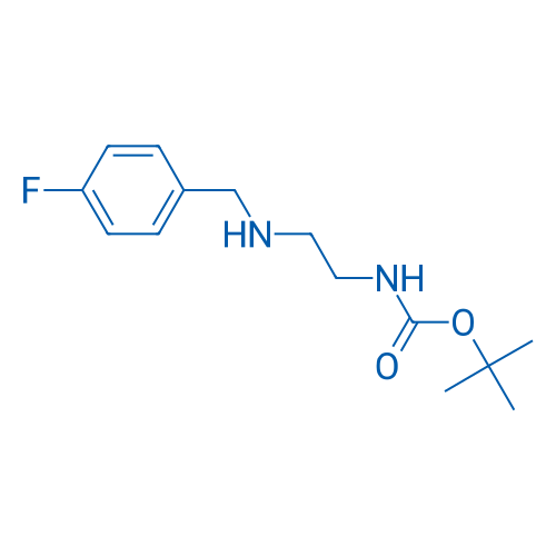 tert-Butyl (2-((4-fluorobenzyl)amino)ethyl)carbamate 250mg