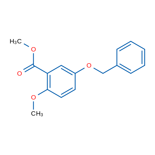 Methyl 5-(benzyloxy)-2-methoxybenzoate 1g