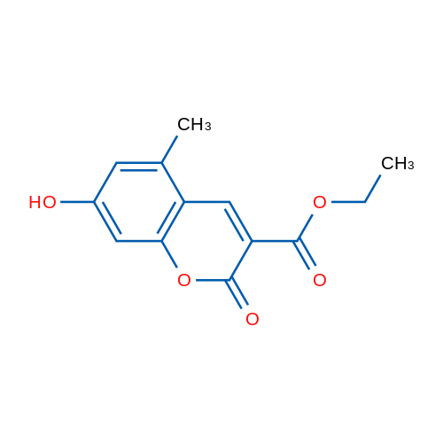 Ethyl 7-hydroxy-5-methyl-2-oxo-2H-chromene-3-carboxylate 1g