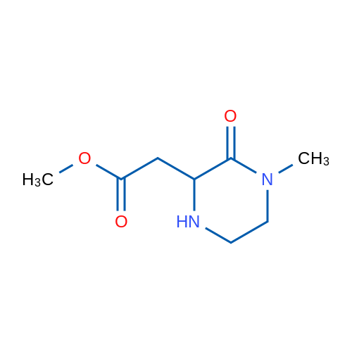 Methyl 2-(4-methyl-3-oxopiperazin-2-yl)acetate 1g