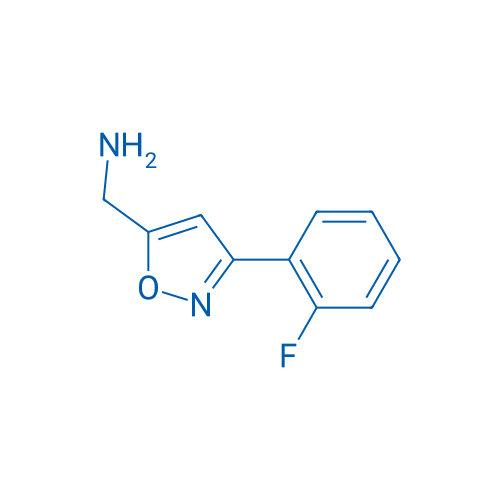 (3-(2-Fluorophenyl)isoxazol-5-yl)methanamine 250mg