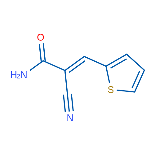 2-Cyano-3-(thiophen-2-yl)acrylamide 1g