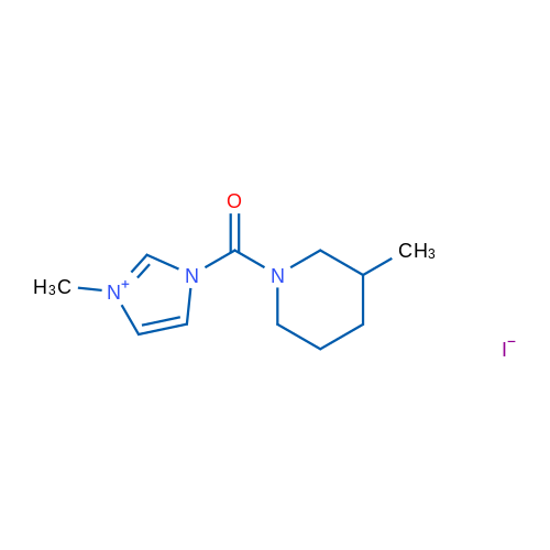 3-Methyl-1-(3-methylpiperidine-1-carbonyl)-1H-imidazol-3-ium iodide 5g