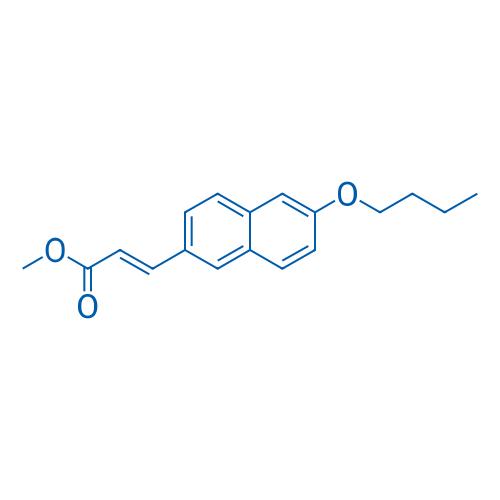 Methyl (2E)-3-(6-butoxynaphthalen-2-yl)prop-2-enoate 1g