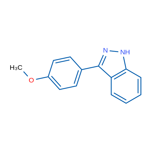 3-(4-Methoxyphenyl)-1H-indazole 1g