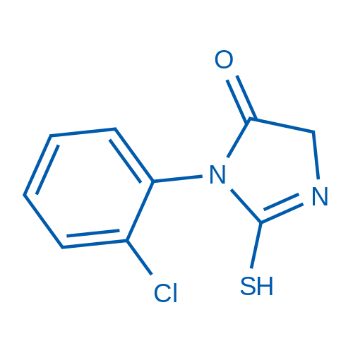 3-(2-Chlorophenyl)-2-mercapto-3,5-dihydro-4H-imidazol-4-one 5g