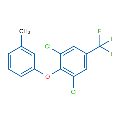 1,3-Dichloro-2-(m-tolyloxy)-5-(trifluoromethyl)benzene 1g