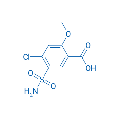 4-Chloro-2-methoxy-5-sulfamoylbenzoic acid 1g