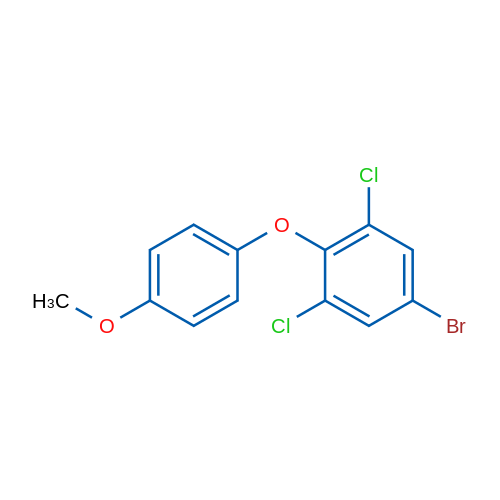5-Bromo-1,3-dichloro-2-(4-methoxyphenoxy)benzene 1g