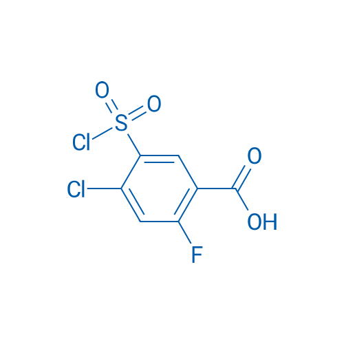 4-Chloro-5-(chlorosulfonyl)-2-fluorobenzoic acid 1g