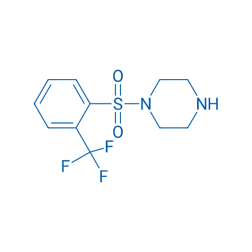 1-((2-(Trifluoromethyl)phenyl)sulfonyl)piperazine 250mg