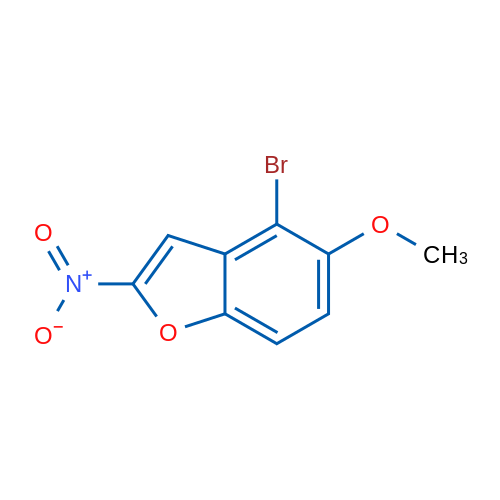 4-Bromo-5-methoxy-2-nitrobenzofuran 1g