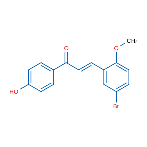 3-(5-Bromo-2-methoxyphenyl)-1-(4-hydroxyphenyl)prop-2-en-1-one 5g