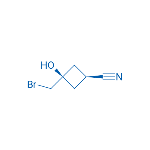 trans-3-(Bromomethyl)-3-hydroxycyclobutane-1-carbonitrile 1g