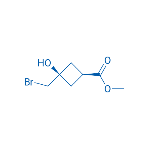 Methyl trans-3-(bromomethyl)-3-hydroxycyclobutane-1-carboxylate 100mg