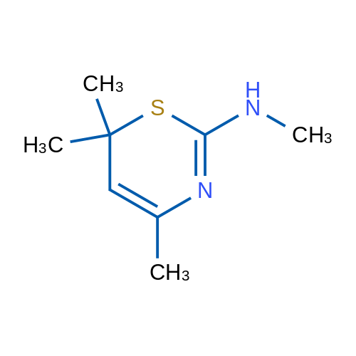 N,4,6,6-Tetramethyl-6H-1,3-thiazin-2-amine 1g
