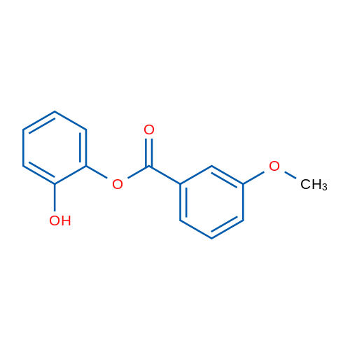 2-Hydroxyphenyl 3-methoxybenzoate 1g