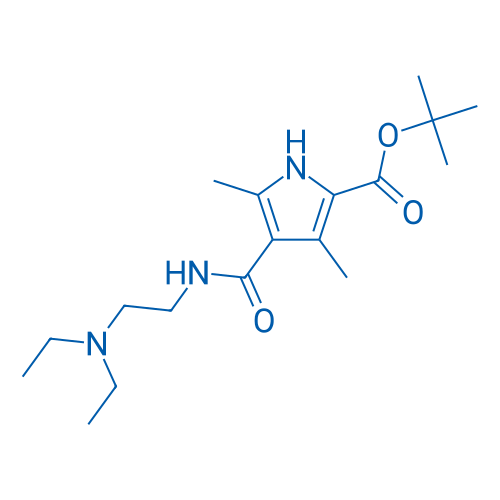 tert-Butyl 4-((2-(diethylamino)ethyl)carbamoyl)-3,5-dimethyl-1H-pyrrole-2-carboxylate 25g