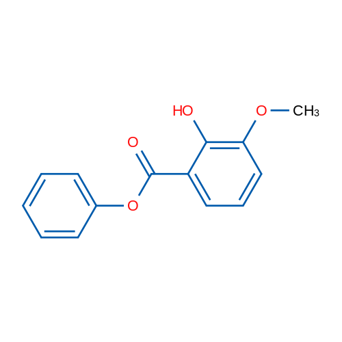 Phenyl 2-hydroxy-3-methoxybenzoate 1g