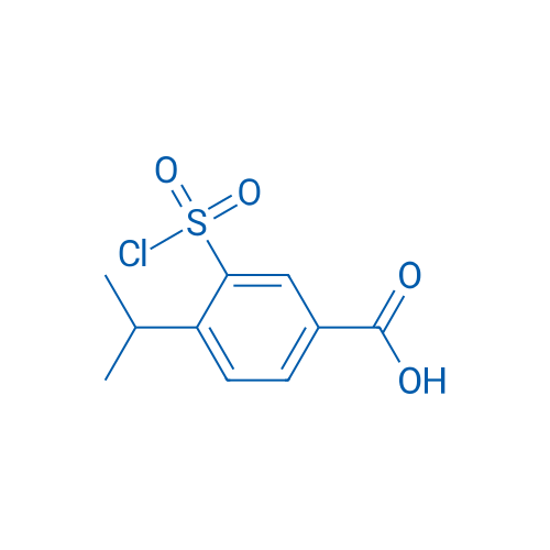 3-(Chlorosulfonyl)-4-isopropylbenzoic acid 1g