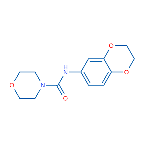 N-(2,3-Dihydro-1,4-benzodioxin-6-yl)morpholine-4-carboxamide 1g