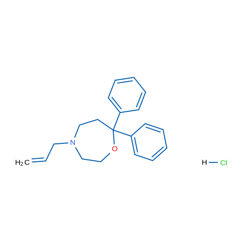 4-Allyl-7,7-diphenyl-1,4-oxazepane hydrochloride 1g