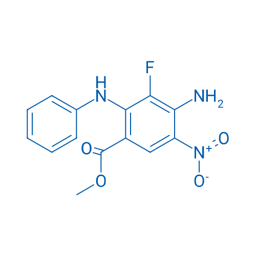 Methyl 4-amino-3-fluoro-5-nitro-2-(phenylamino)benzoate 100mg