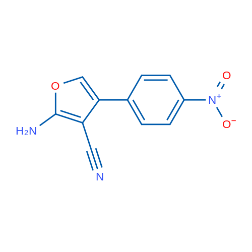 2-Amino-4-(4-nitrophenyl)furan-3-carbonitrile 1g